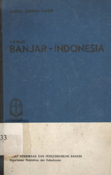 Kamus Banjar Indonesia
